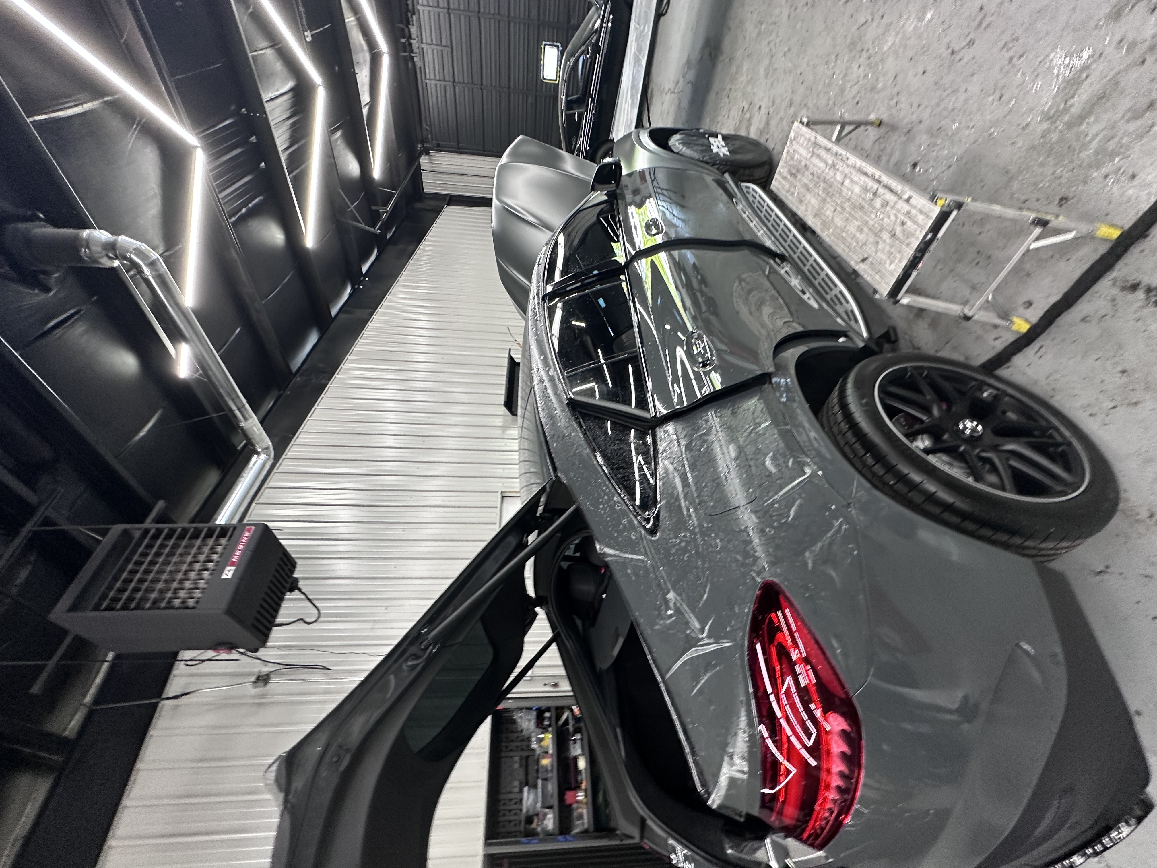 Mercedes-AMG GLE 53 Coupe Stealth PPF front and side view