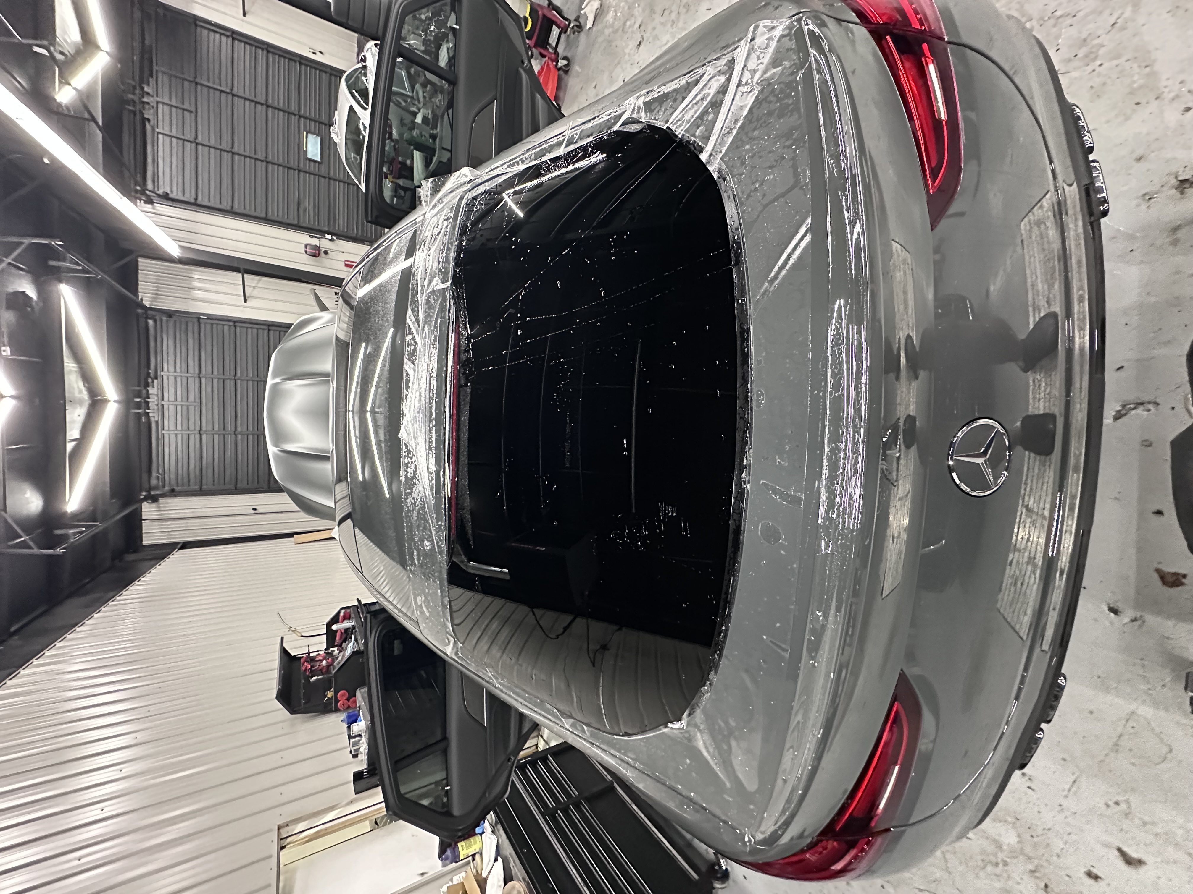 Mercedes-AMG GLE 53 Coupe Stealth PPF rear three-quarter view