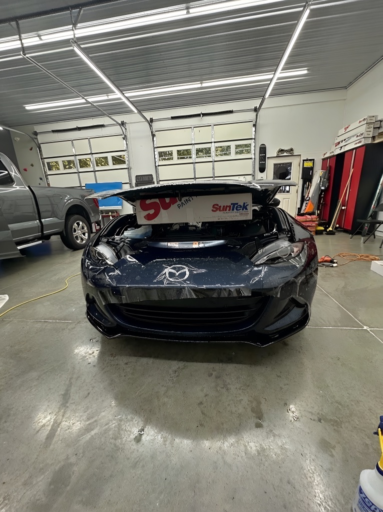 Mazda MX-5 PPF Installation - Hood Open